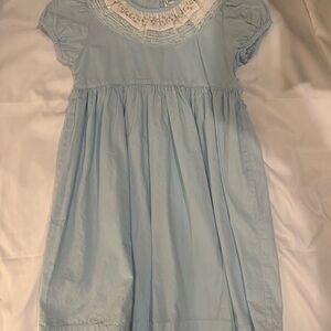 Light Blue Short Sleeve Dress